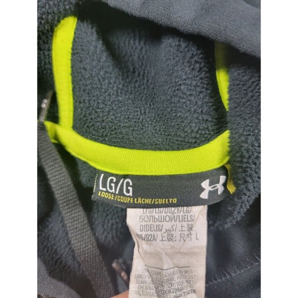 Under‎ Armour Hoodie Mens Medium Black Wounded Warrior Project Pullover Storm 1 - Picture 8 of 9